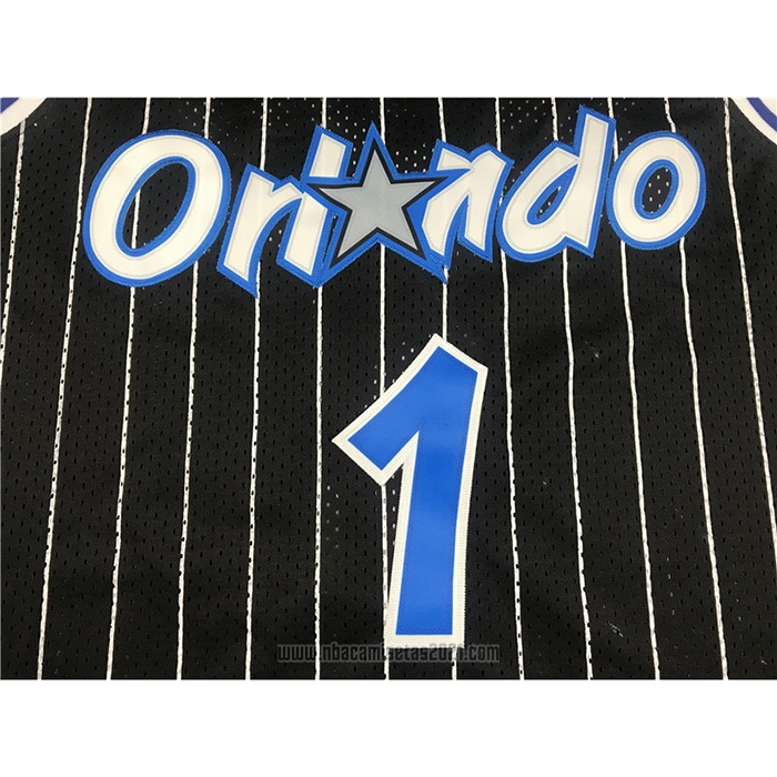 Camiseta Orlando Magic Anfernee Hardaway #1 Mitchell & Ness 1994-95 Negro